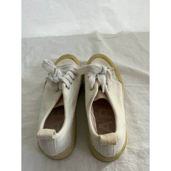 Zara Trafaluc Women's Shoes Sneakers High White Lace Up Size 36 - Picture 8 of 12